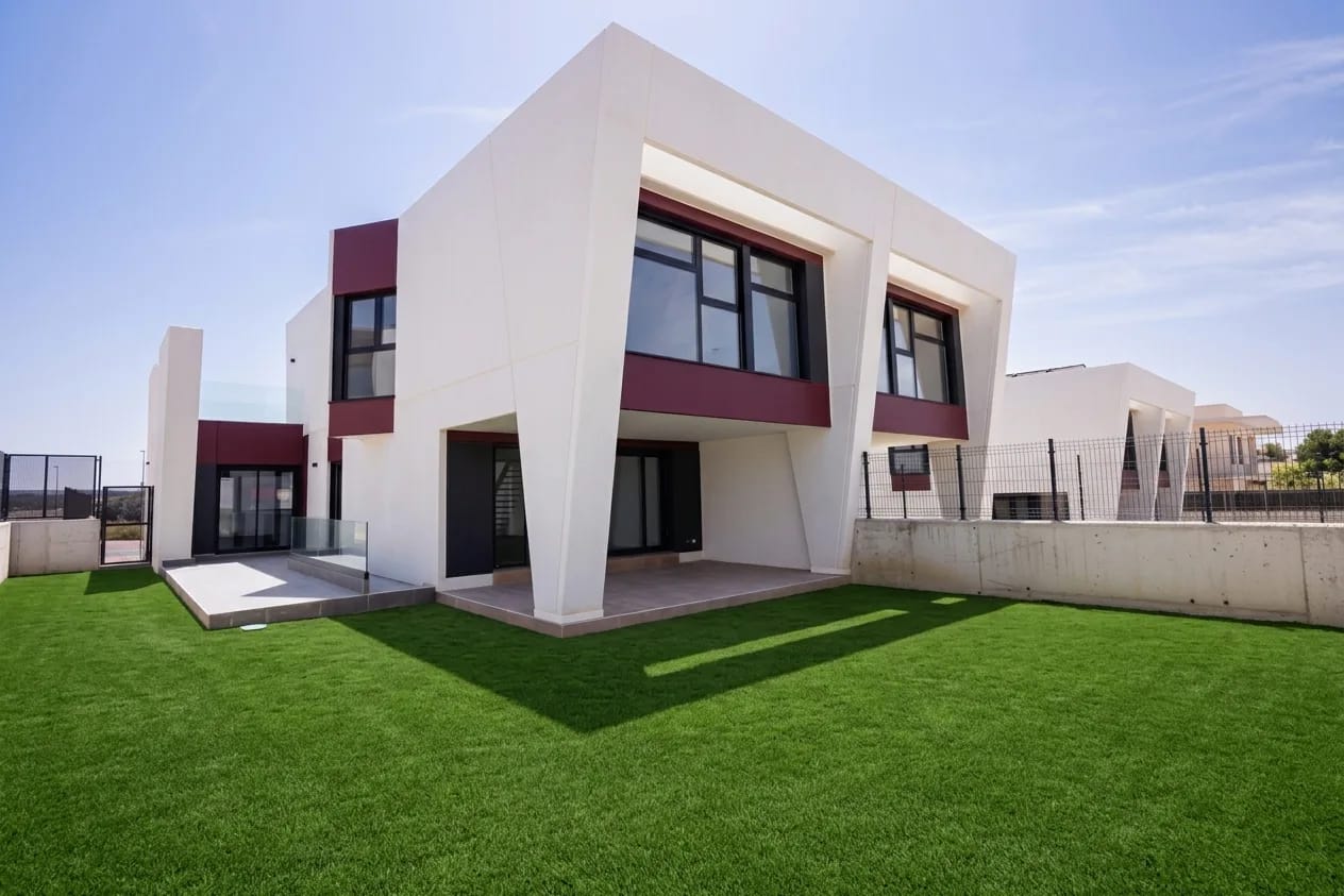 Viviendas pareadas e-domus en Monte de la Villa, Villaviciosa de Odón, con jardín privado