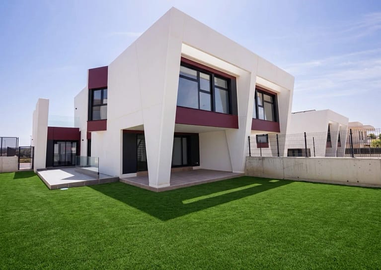 Viviendas pareadas e-domus en Monte de la Villa, Villaviciosa de Odón, con jardín privado